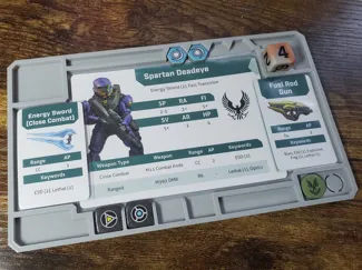 Halo Flashpoint Dashboard - Fits Sleeved Cards