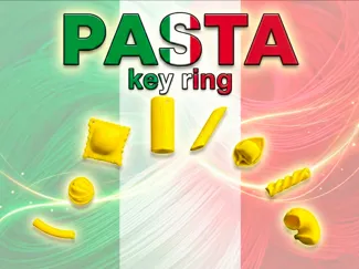 PASTA KEY RING SET