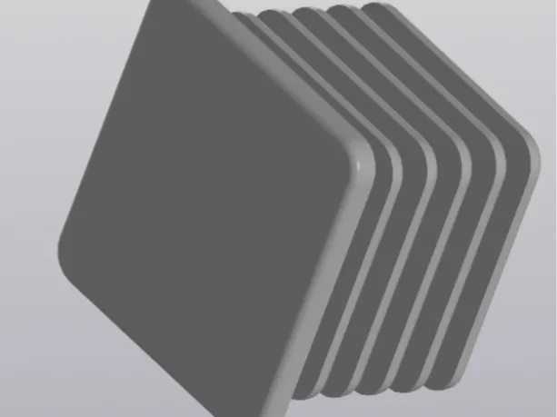 Plug 20x20 mm