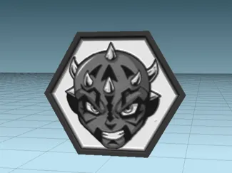 Darth Maul Lithophane