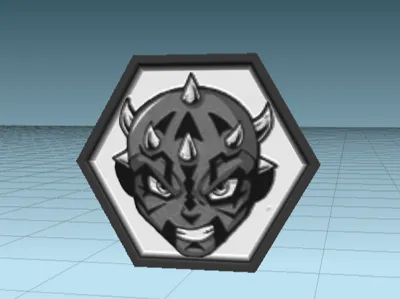 Darth Maul Lithophane