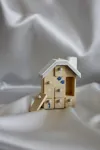 Sample of a miniature advent calendar with 7 compartments