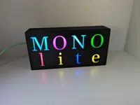 MonoLite 0.28mm, 2mm face, 1mm lightguide
