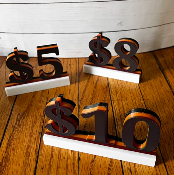 Étiquettes de prix