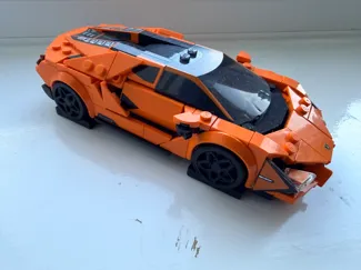 Building Brick Car Display Stopper