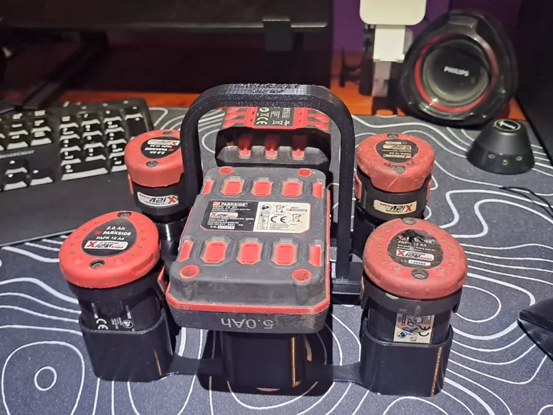 Parkside x12v  battery holder