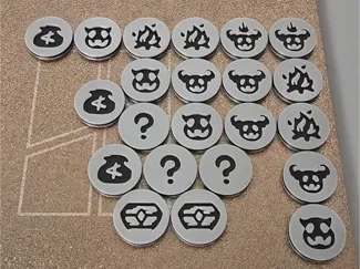 Slay the Spire Board Game Map Tokens (NO AMS)