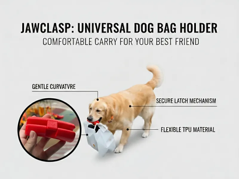 JawClasp- Universal bag holder for Dogs