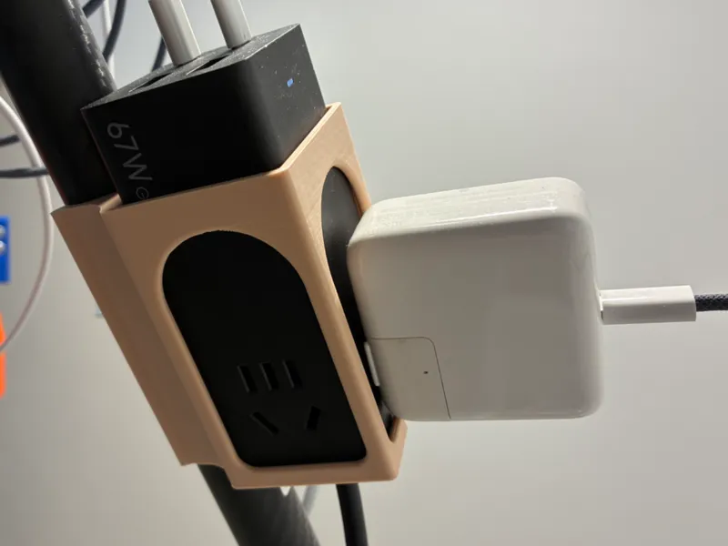 小米67W桌面快充插座，三脚架固定器