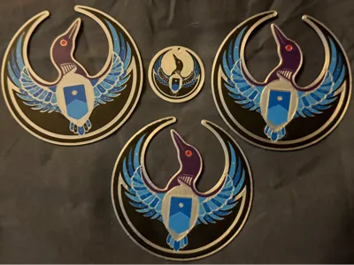 Art Deco MN Rebel Loon Front