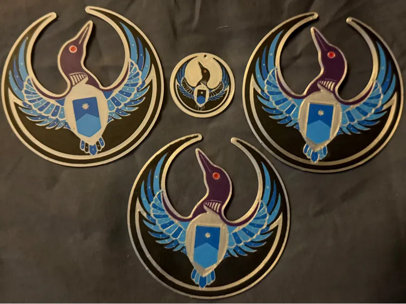 Art Deco MN Rebel Loon Front