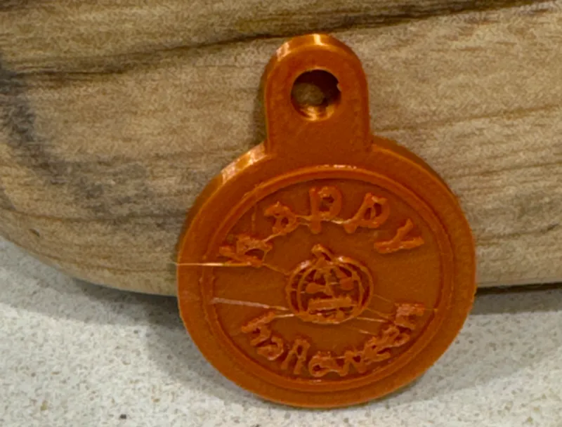 Halloween "happy Halloween" keychain small