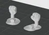 Add brim to arm (arm only)