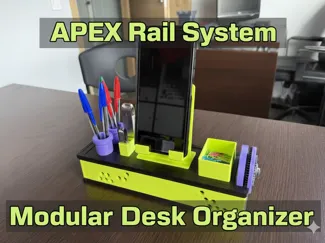APEX Rail Pro Modular Desk Organizer