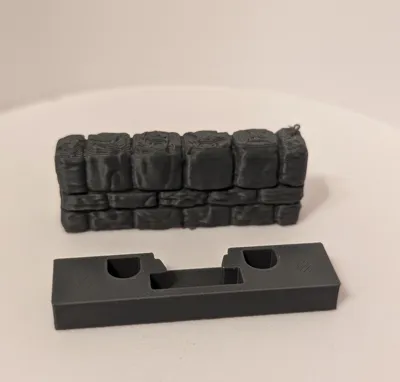 Openforge Skeleton OpenForge 2.0 Dungeon Basics with Low Wall - Free 3D Print Model ...