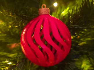 Spiral Christmas Ornament