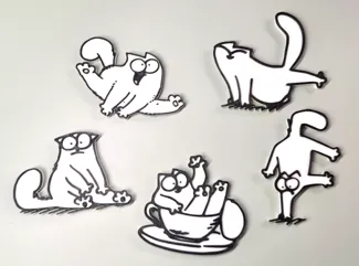 Simon’s Cat fridge magnets V3 