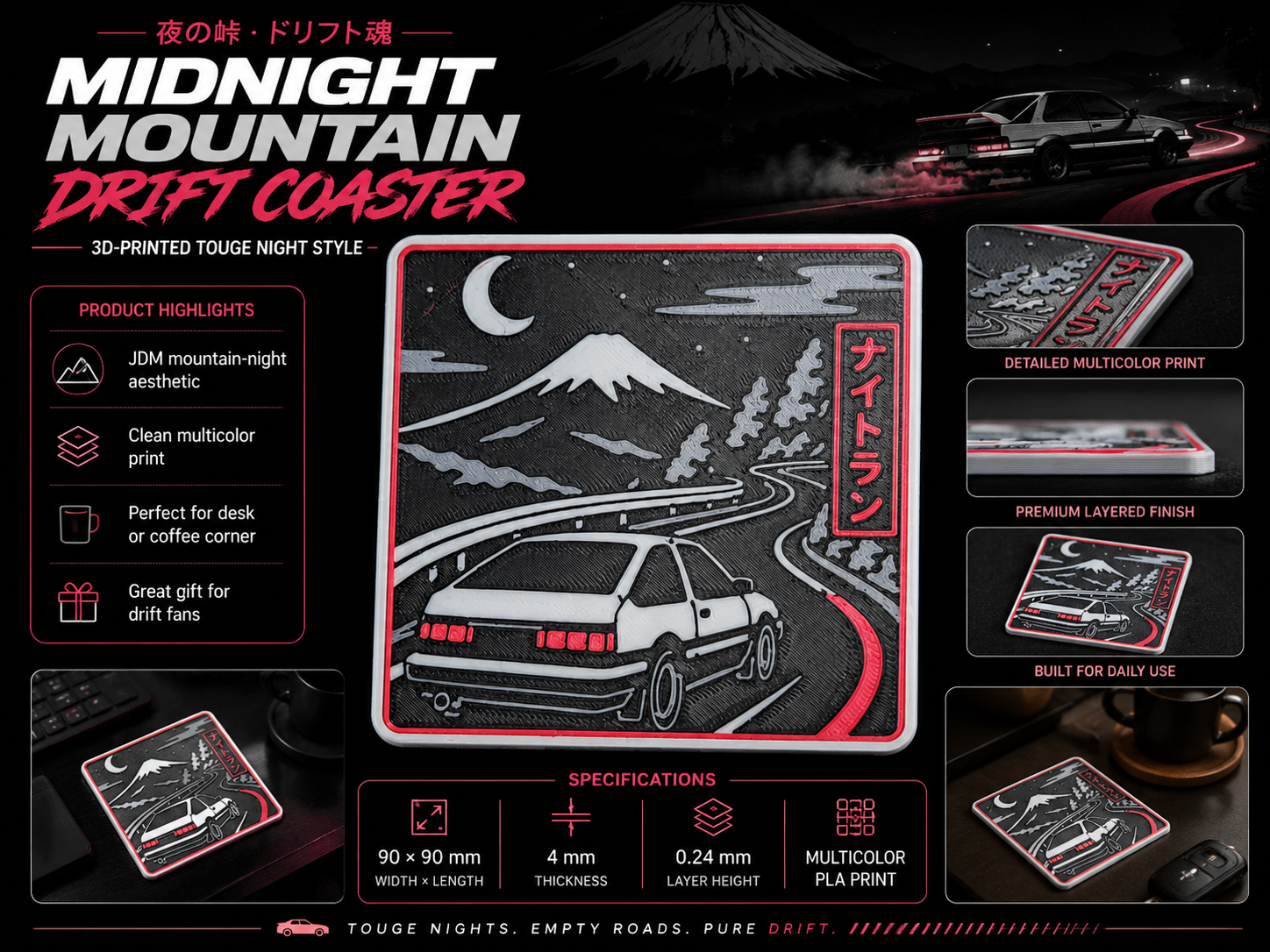 Midnight Mountain Drift Coaster