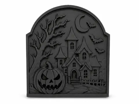 Accesorio de iluminación decorativa: Haunted House Desk Decor — referencia de MakerWorld