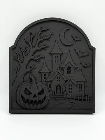 Accesorio de iluminación decorativa: Haunted House Desk Decor — vista de referencia 5