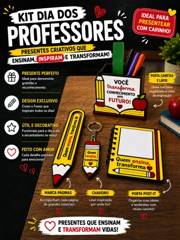 Accesorio de lectura: Kit Dia dos Professores – 4 Itens — vista de referencia 2