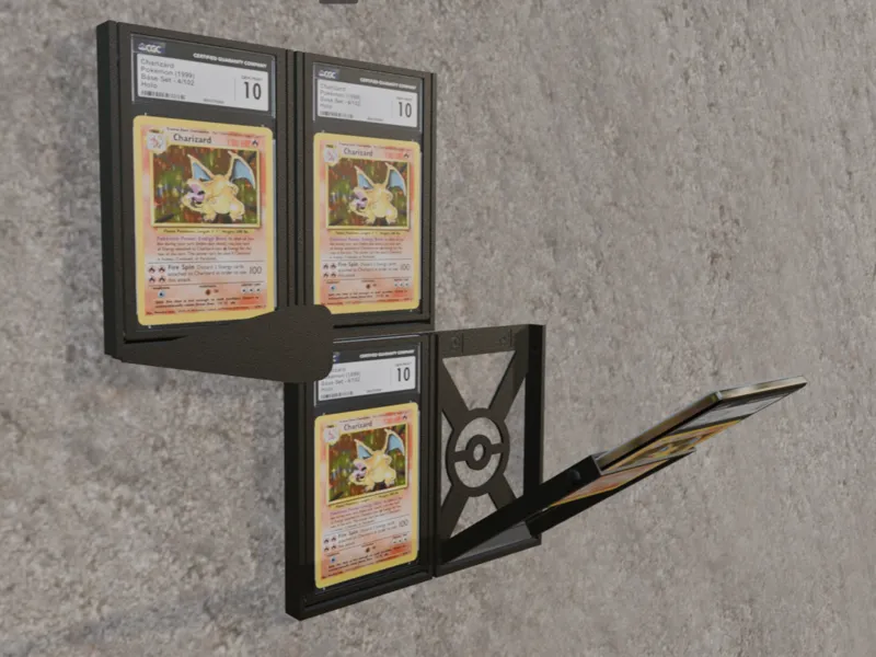 CGC Slab Wall Showcase | Flip-Open Modular Display