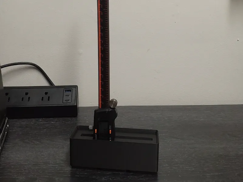 Gridfinity Holder For 12" Caliper (HARDELL)