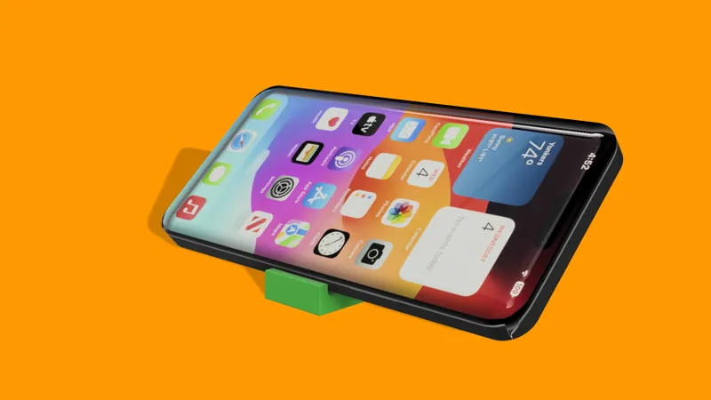 Landscape Phoneholder Keychain (Print-In-Place)