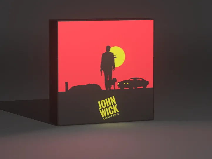 John Wick V2 Light Box