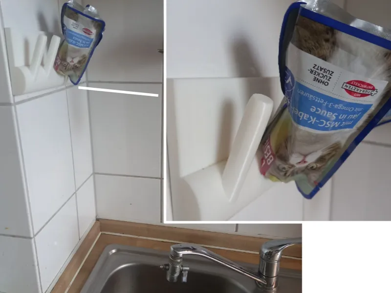 drying device for pet food packaging (17cm wide)