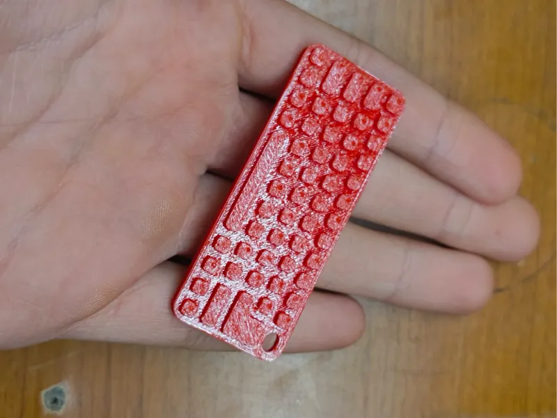 Keyboard keychain