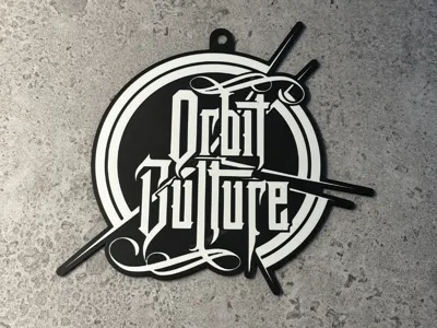 Orbit Culture Band Logo Heavy Metal Wallhanger
