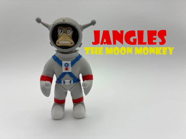 Jangles the Moon Monkey plushie (from Fallout) - Free 3D Print