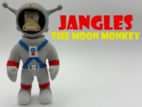 Jangles the Moon Monkey plushie (from Fallout) - Free 3D Print