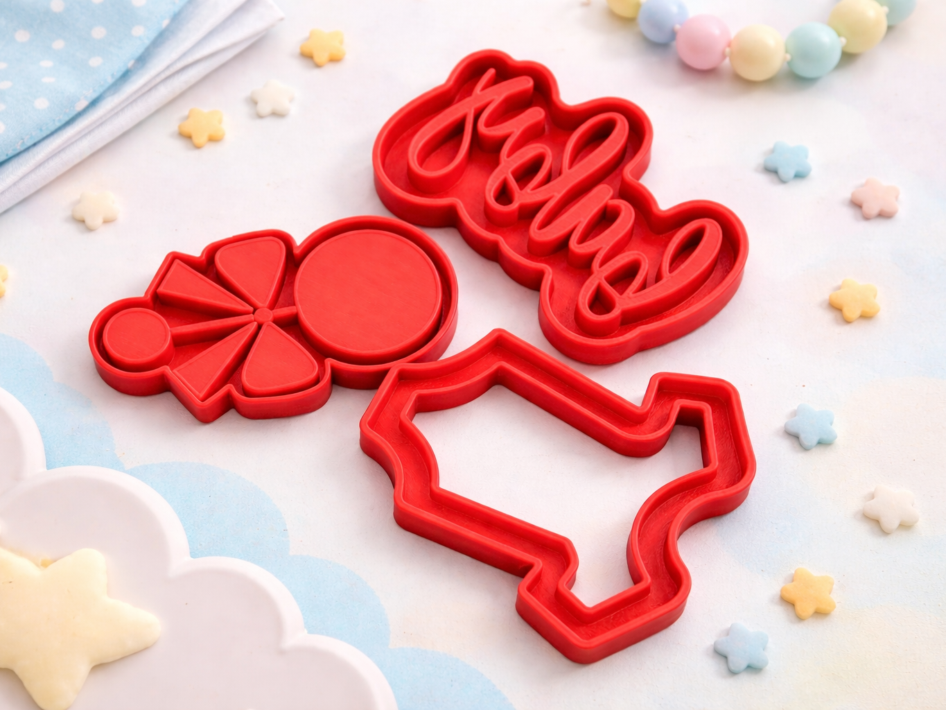 Baby Shower Cookie Cutter Set 