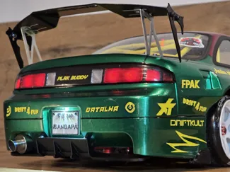 rear diffuser 24krc/rc arlos nissan s14 rc drift