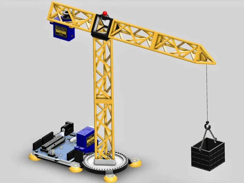 Arduino/CyberBrick Crane