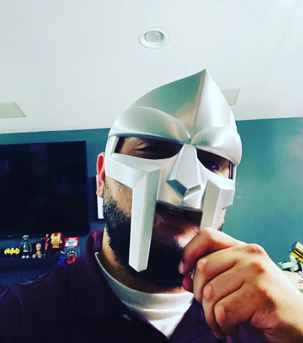 MF DOOM Gladiator Mask view 2