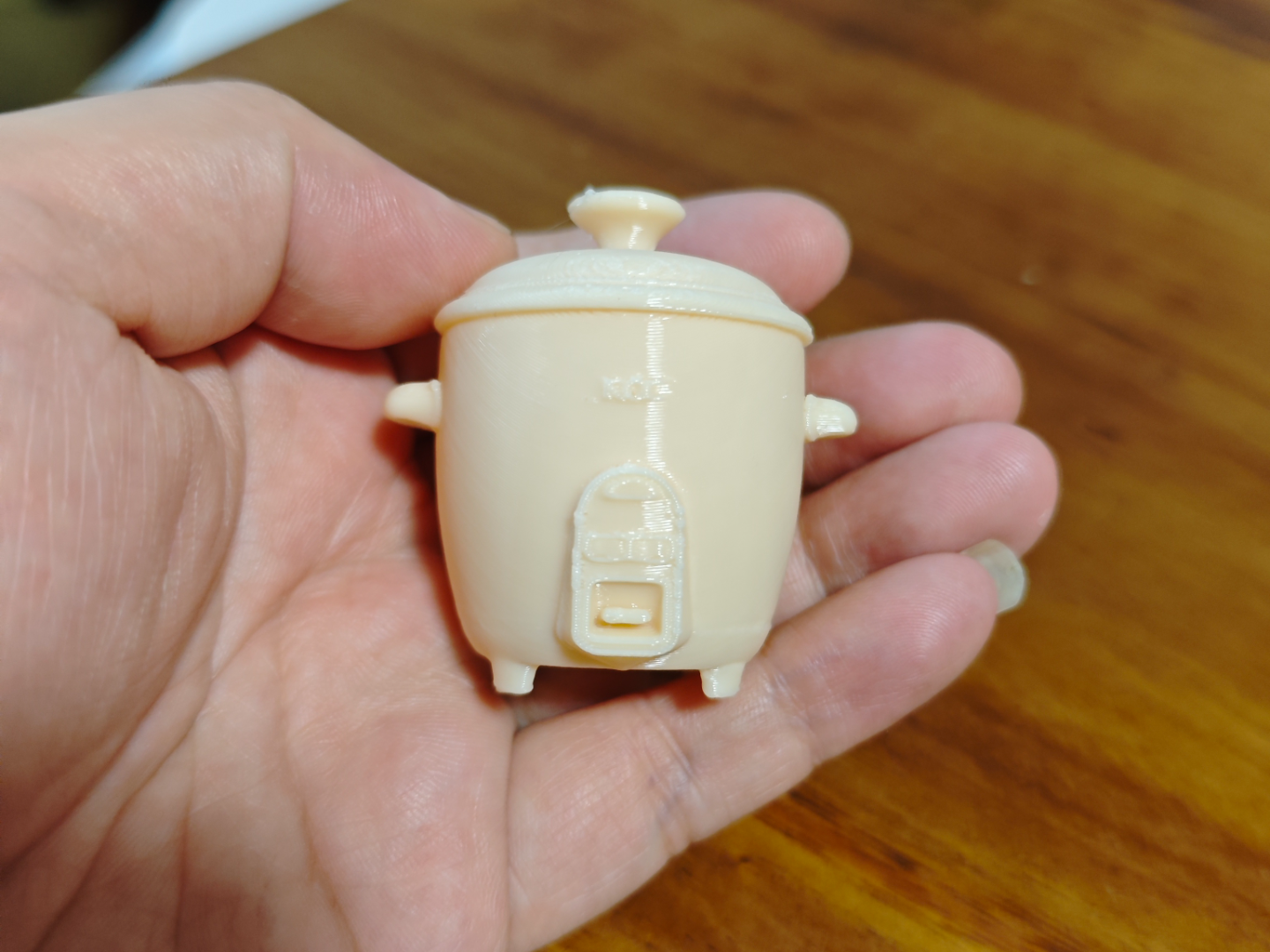 电饭煲迷你厨房系列3 过家家 厨具 可放大打印 儿童玩具 手办摆件模型一键一体打印 