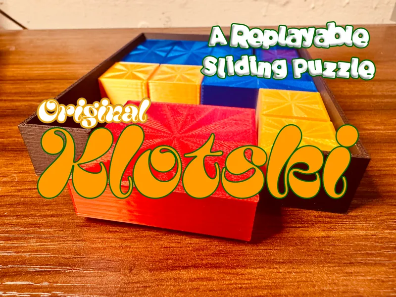 Original Klotski - Replayable Sliding Block Puzzle