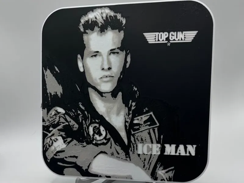 Front NEXT LEVEL Lightbox "ICEMAN" Top Gun