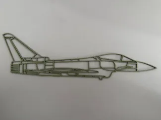 Eurofighter Silhouette Wall Art