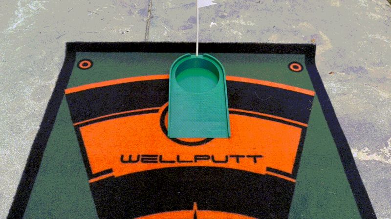 Putting cup - Practice both inside and outside!