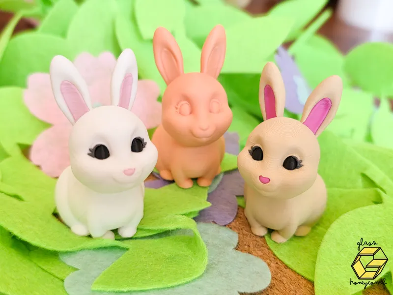 Cute Bunny Figure - Sweet Mini Rabbit for Easter