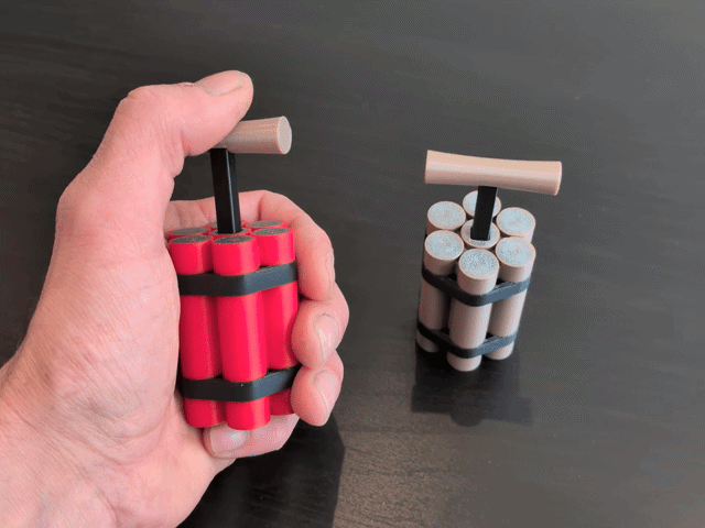 Dynamite Detonator Fidget Toy