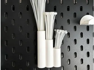 Ziptie Holder for IKEA Skadis