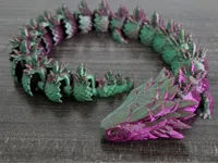 Dragon flexible articulé à crête de cristal — photo 2