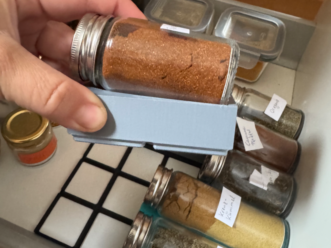 IKEA Citronhaj Gewürzgläser Gridfinity Halterung