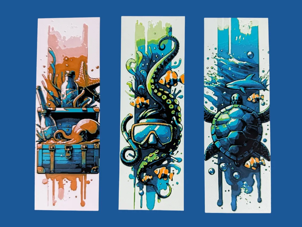 Water Bookmark Collection #1