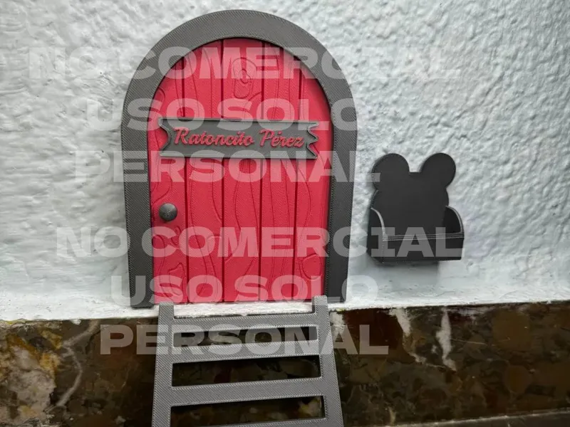 Puerta Ratoncito Pérez a color Con y Sin AMS